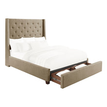 Load image into Gallery viewer, Elena Bed W/ Drawer Brown
